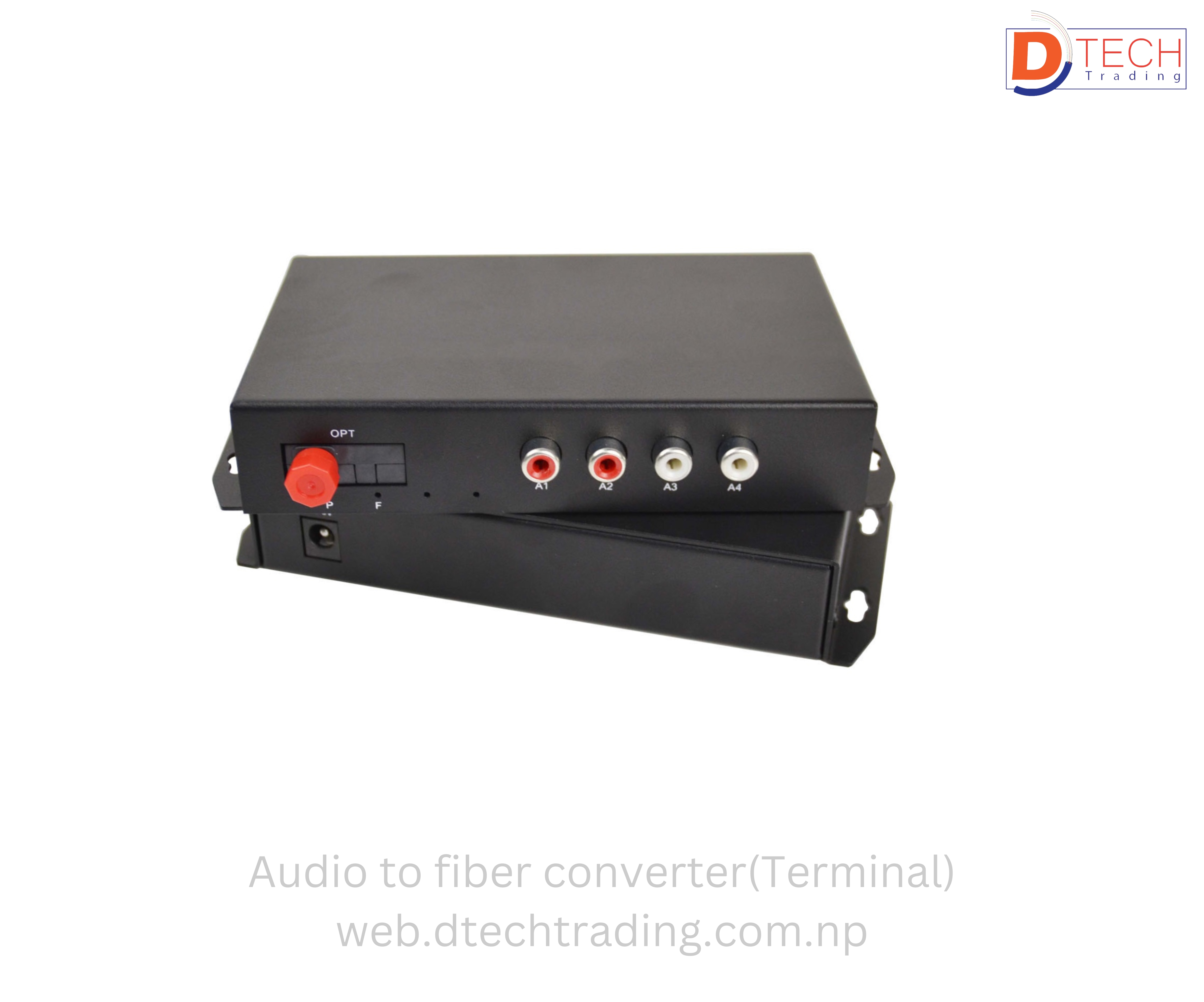 Audio to fiber converter Terminal port